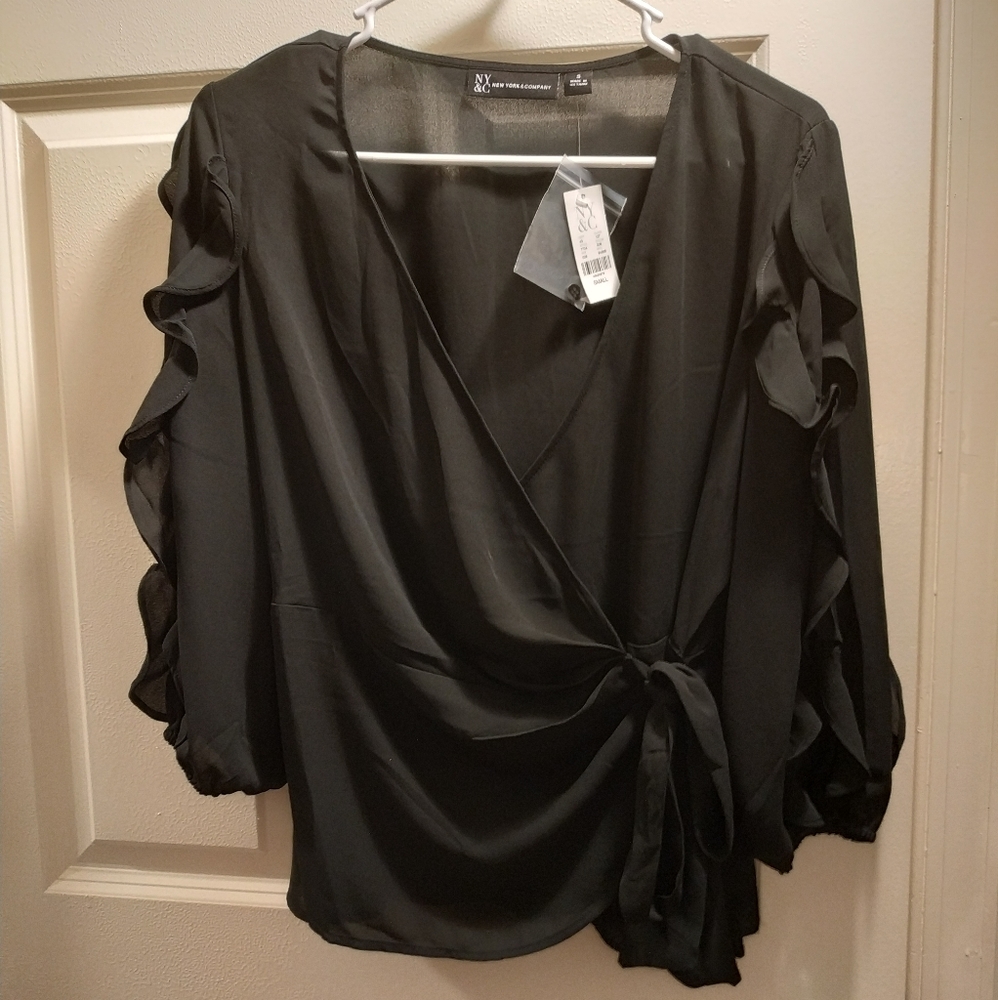 Wrap blouse